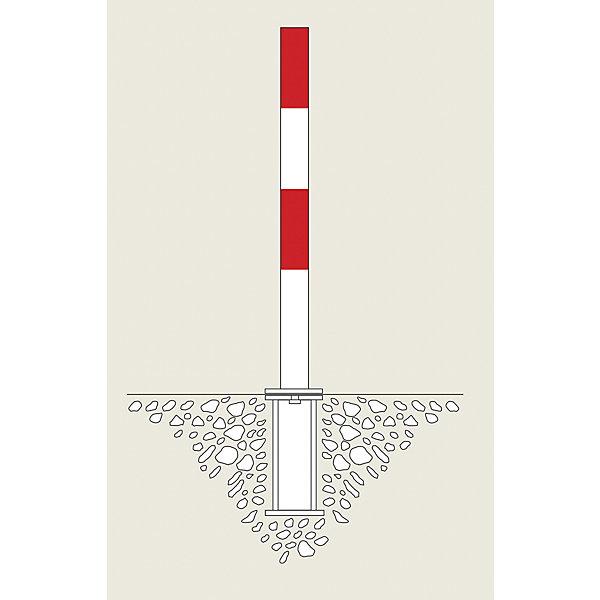 Actual product image kaiserkraft Steel barrier post
