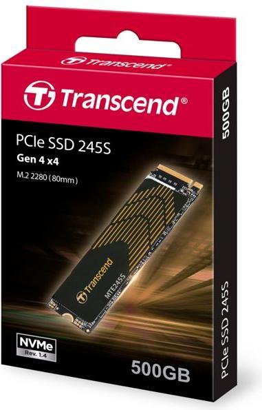 Productafbeelding Transcend SSD 500 GB M.2 MTE245S (M.2 2280) PCIe Gen4 x4 NVMe (500 GB, M.2 2280)