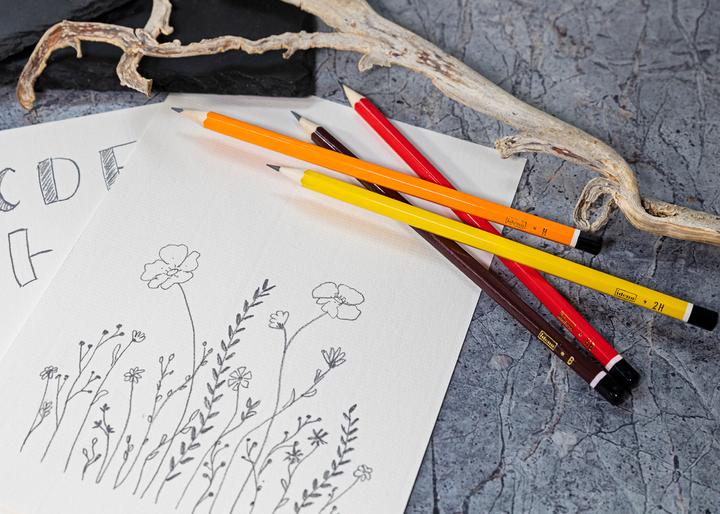 Productafbeelding Idena Potlood 4s H/HB/B/2H FSC100% (B, H, 2H, HB, 4 x)