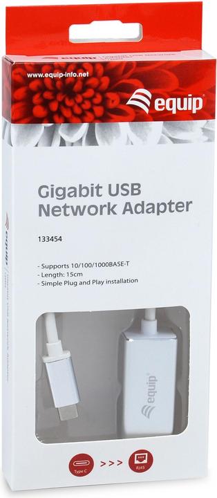 Image du produit equip Câble adaptateur USB-C -> réseau St/Bu (USB-C, RJ45 (1x))