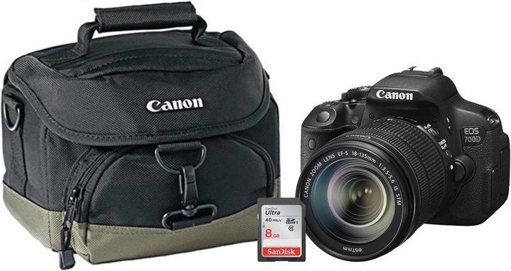 Produktbild Canon EOS 700D 18-135mm Kit inkl. Tasche und 8GB SD