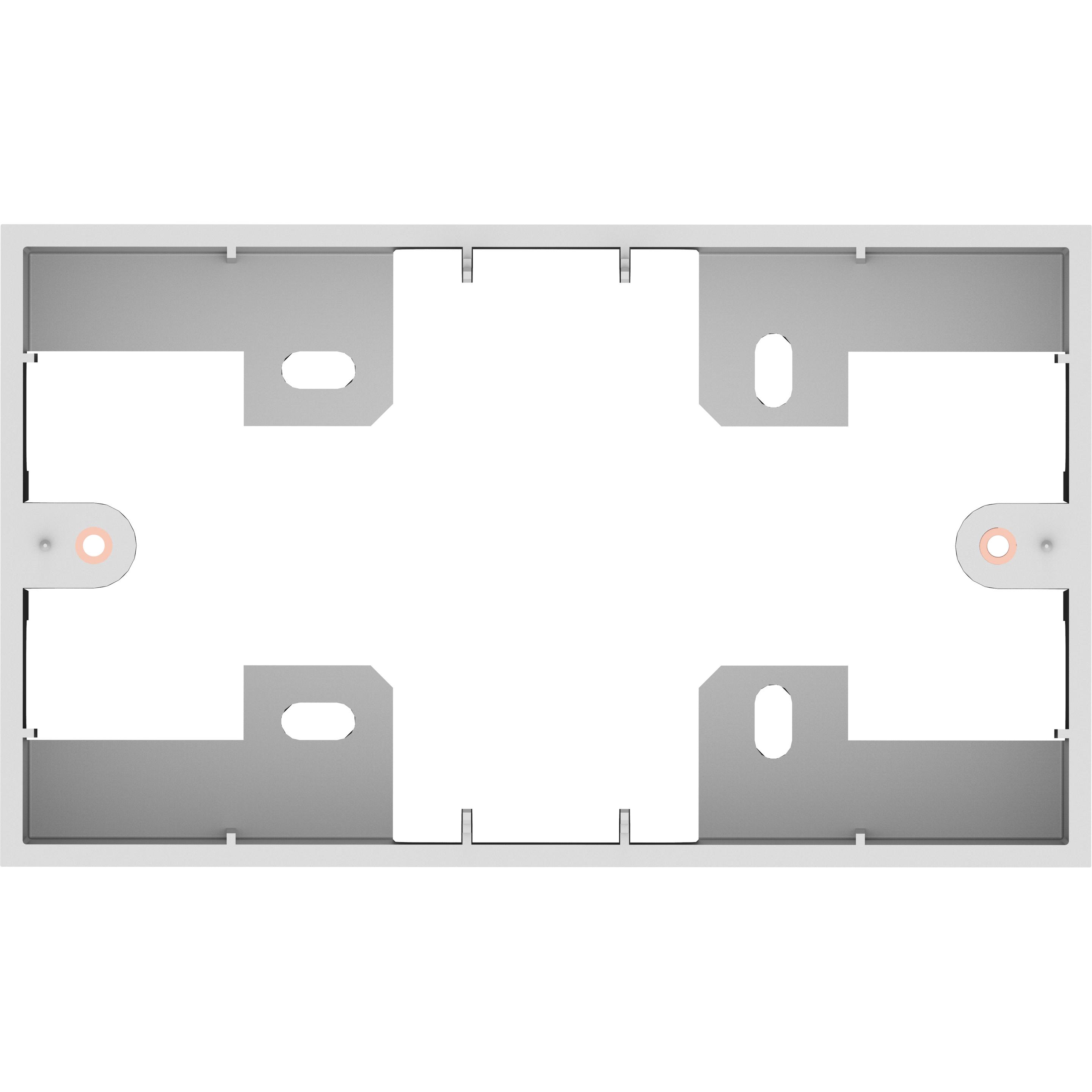 Thumbnail - Vision TechConnect 3 2-Gang UK Backbox - Gehäuse - weiss, Netzwerk Zubehör