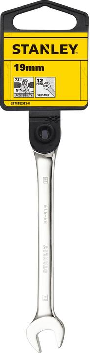 Actual product image Stanley Ratchet ring spanner (19 mm)