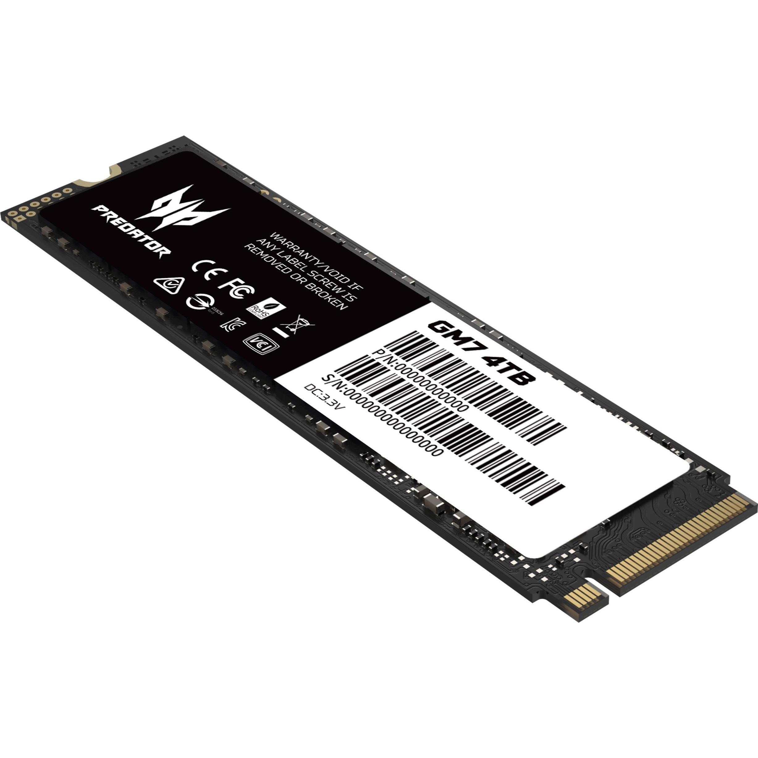 Acer GM7-4TB (4000 GB, M.2, M.2 2280), SSD