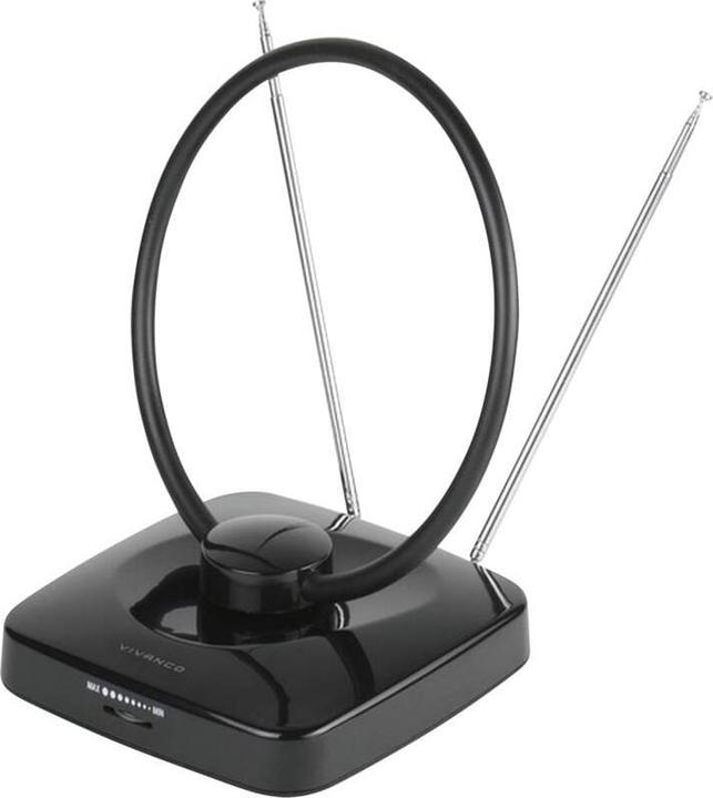 Actual product image Vivanco Full HD Indoor Antennel, Ring Design, LTE Filter (Indoor antenna, UKW / MW / LW, DAB/ DAB+, LTE)