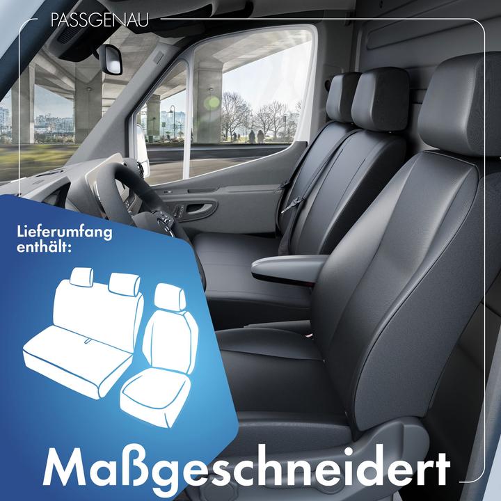 Produktbild Walser Sitzbezüge für Opel Vivaro, Renault Trafic, Nissan Primastar, ES und DB vorne BJ 06/2001 - 07/2014