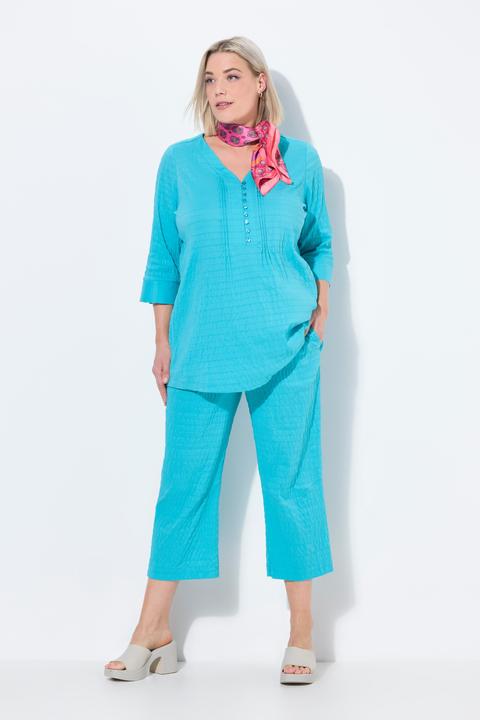 Immagine prodotto Ulla Popken Pantaloni a 7/8 modello Ruby con ginocchio preformato, taglio della gamba dritto e cintura elastica (42)