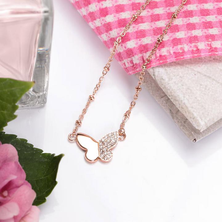 Immagine prodotto Morellato Passioni Collo Rg+Cristallo Bianco (Acciaio inossidabile, 38 - 42 cm)