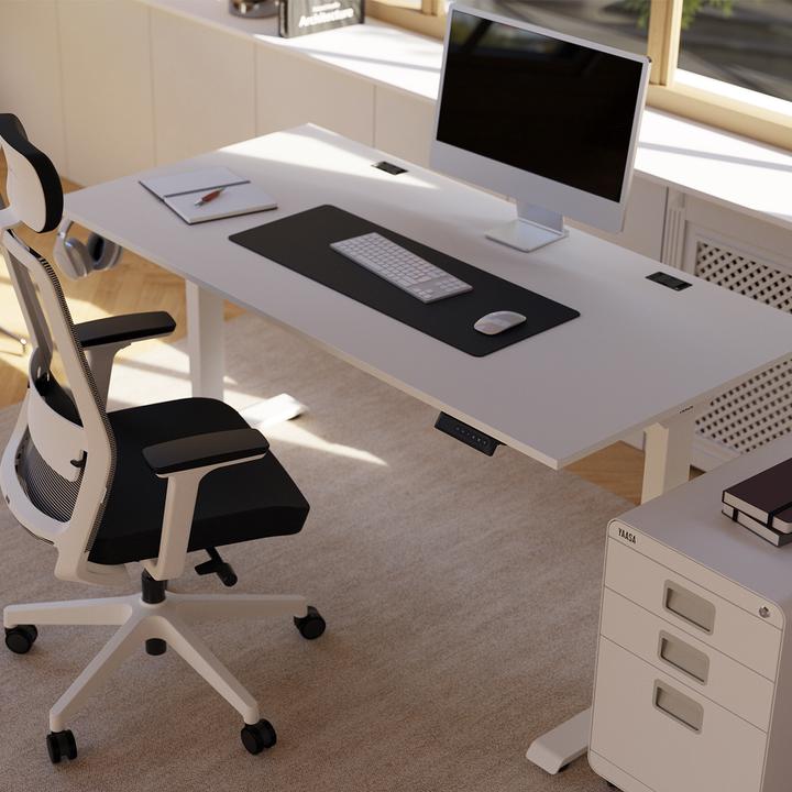 Produktbild Yaasa Desk Essential - Höhenverstellbarer Schreibtisch (140 x 80 x 127 cm)