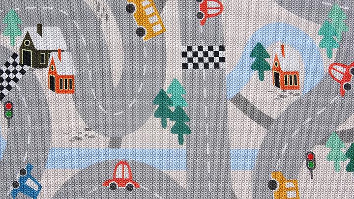 Produktbild My Play Mat Pure Playroad (140 x 100 cm)