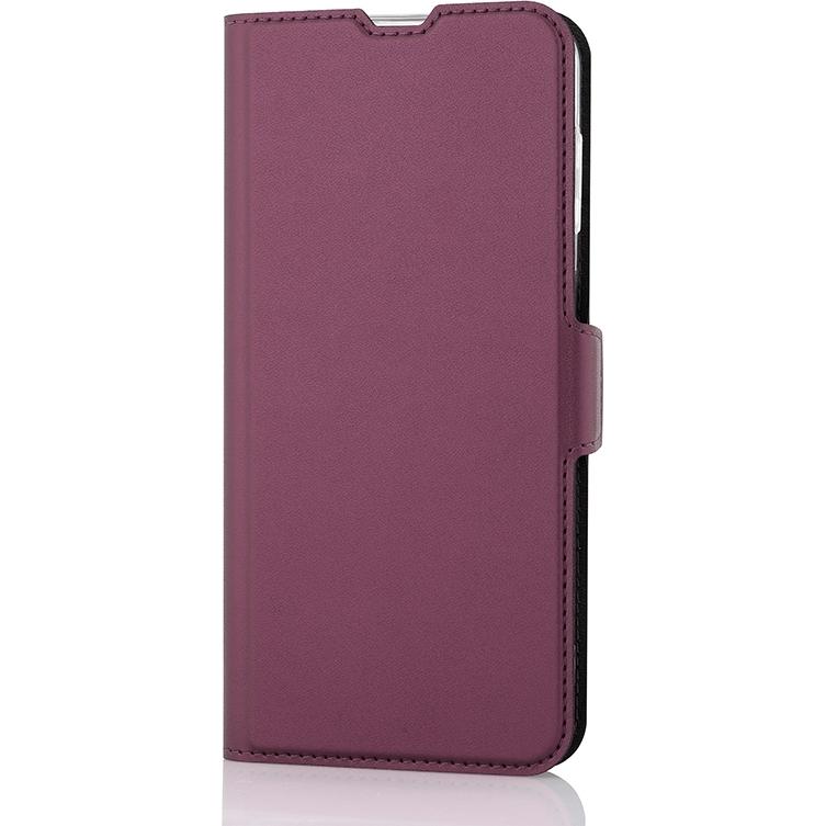 Wave BookCase -suojakotelo, Samsung Galaxy A14, Smoky Sangria (Samsung Galaxy A14), Smartphone Hülle, Violett