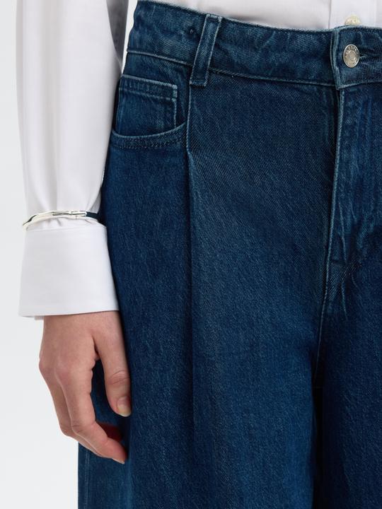 Actual product image Selected Femme High Waist Wide Fit Jeans (W29/L32)