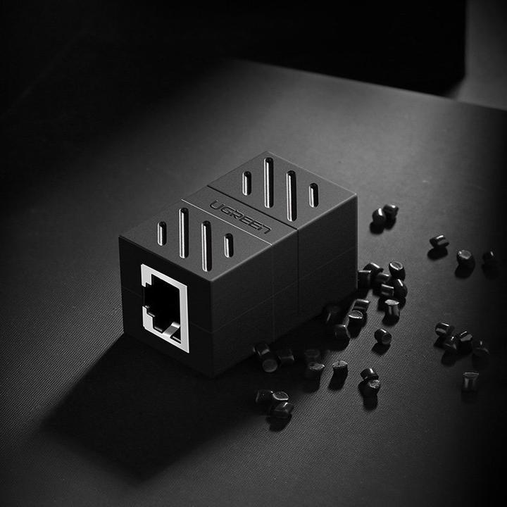 Actual product image Ugreen Ethernet Coupler RJ45 CAT6 10 Gbit/s (Network coupling)