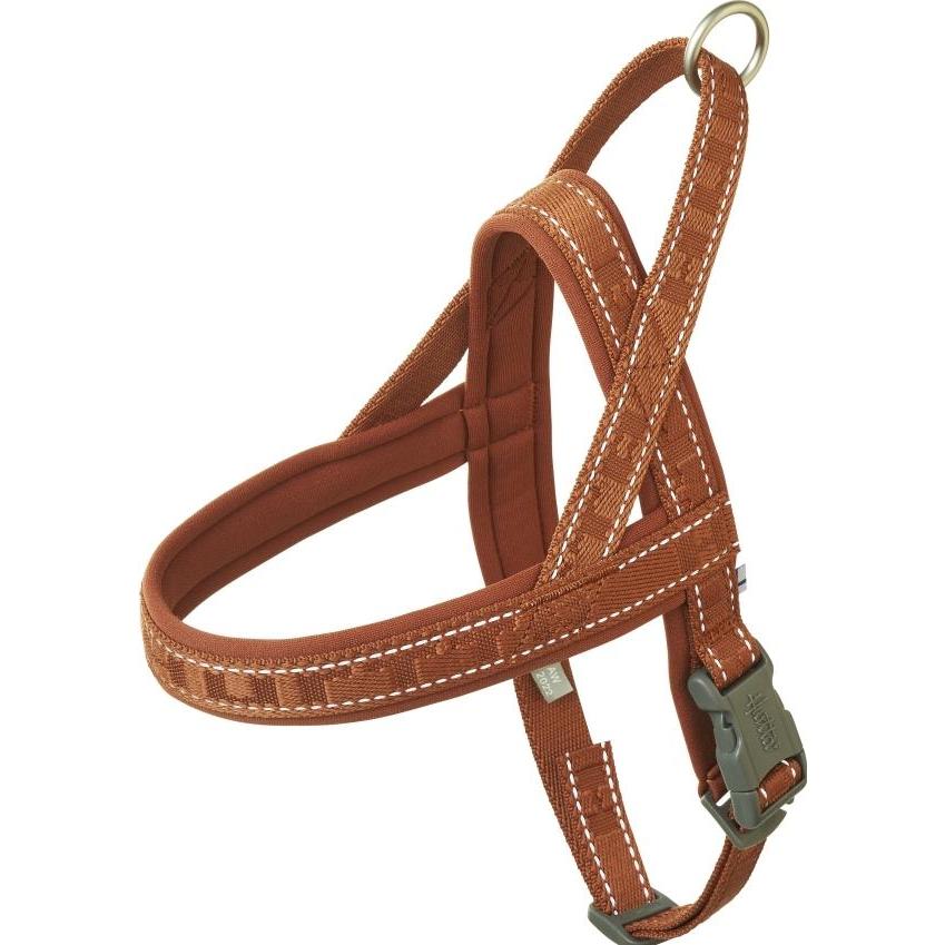 Hurtta Casual harness ECO, 90-100 cm, cinnamon (Hund, Allgemein), Halsband + Leine