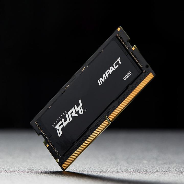 Actual product image Kingston SORAM D5 6000 16GB C38 FURY Impact (1 x 16GB, 6000 MHz, DDR5 RAM, SO-DIMM)