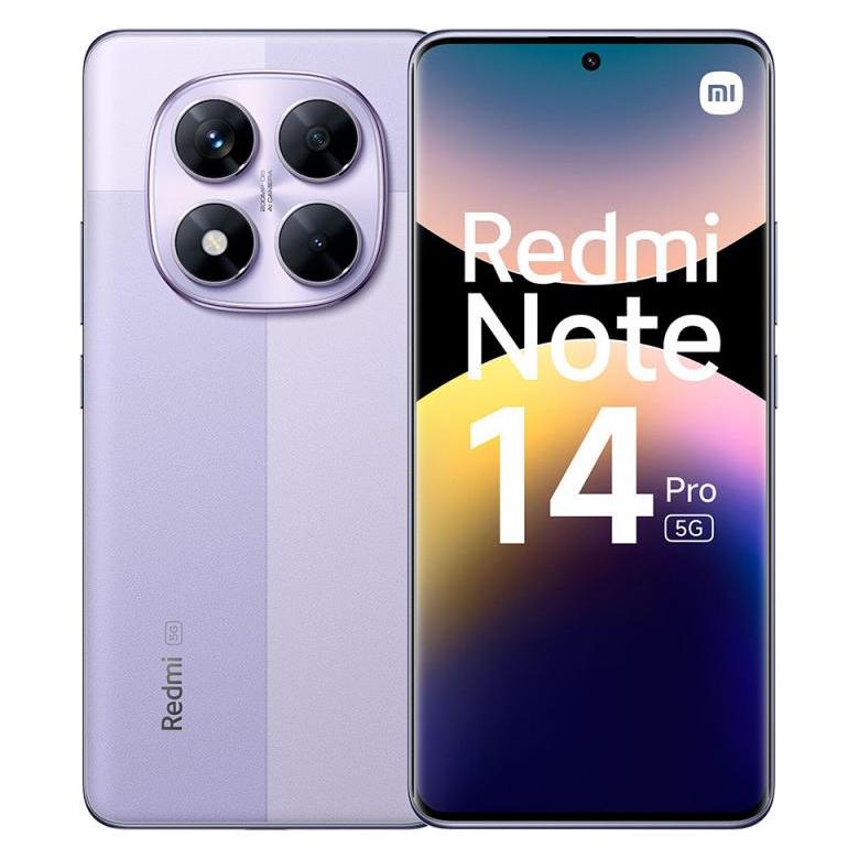 Xiaomi Redmi Note 14 Pro 5G (Dual Sim - 6.67", 256 GB, 8 GB RAM) Violett (256 GB, Violett, 6.67", Du
