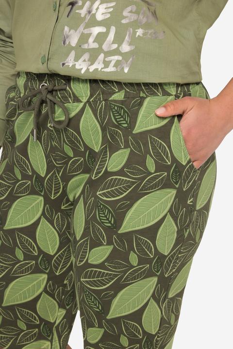 Image du produit Janet & Joyce Short en molleton avec taille élastique à motif all-over (58)