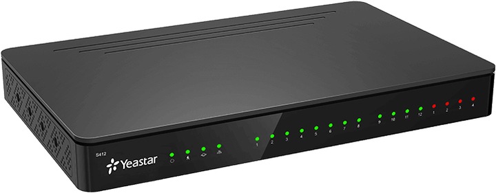 Actual product image Yeastar Telephone system S412 - 8x FXS on board
