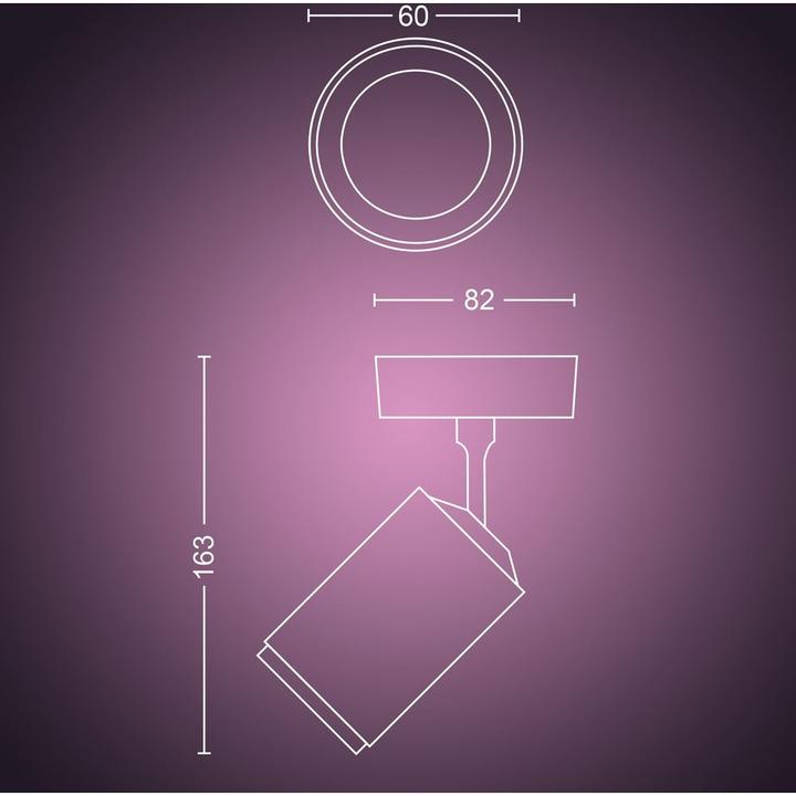 Actual product image Philips Hue Fugato Base BT (350 lm, GU10)