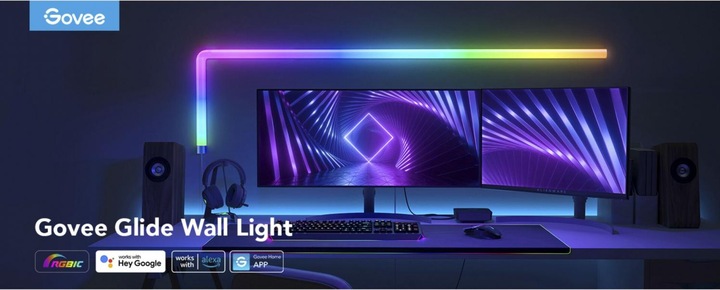 Image du produit Govee Glide Wall Light (4+1) (420 lm)
