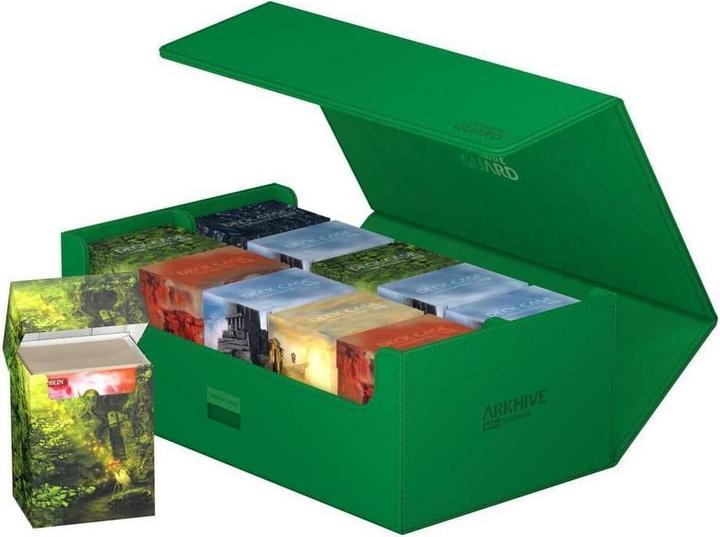 Actual product image Ultimate Guard Arkhive 800+ XenoSkin Monocolor Vert