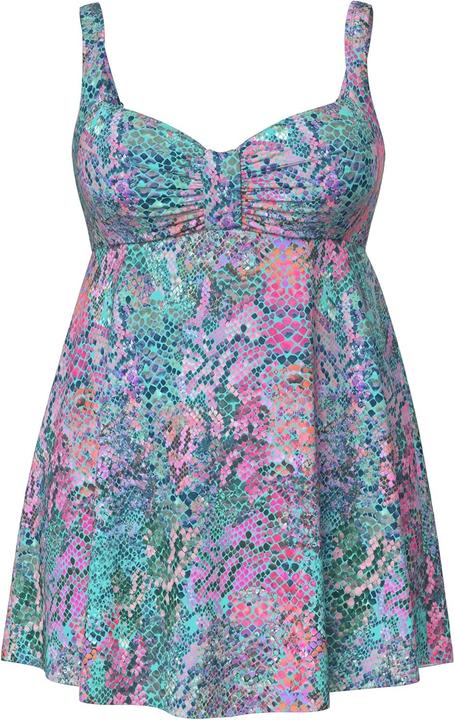 Image du produit Ulla Popken Robe de bain python à bonnets souples et bretelles ajustables (48)