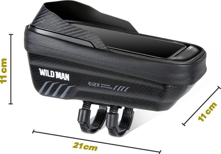 Actual product image Wildman E12X bike bag, 1 litre total volume (1 l)
