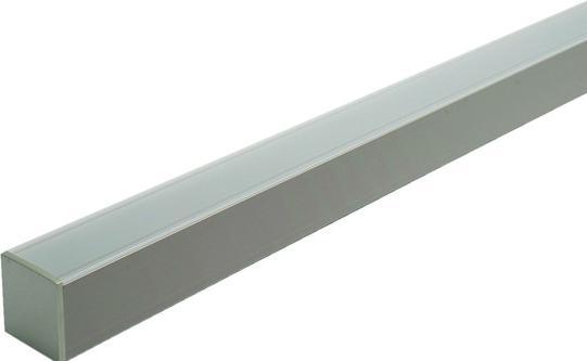 L&S LED Anbauprofil Mec Ice mit Lichtblende