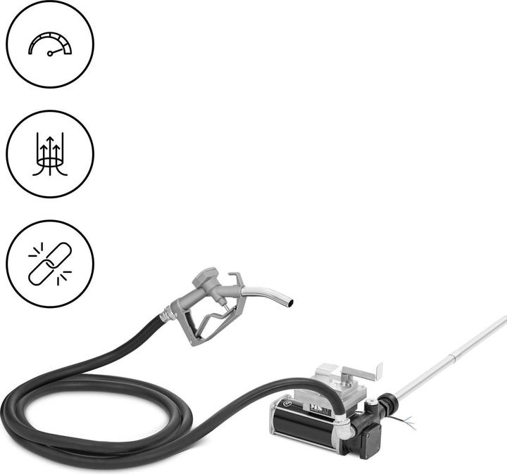 Produktbild MSW Dieselpumpe Ölpumpe Kraftstoffpumpe Heizölpumpe 230 V 57 l/min 370 W