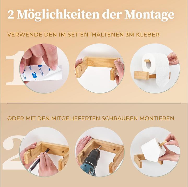 Immagine prodotto Hennez Toilettenpapierhalter Maria Nature