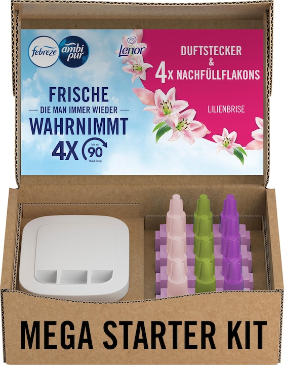 Productafbeelding Febreze Geurplug starter kit + 4 navullingen