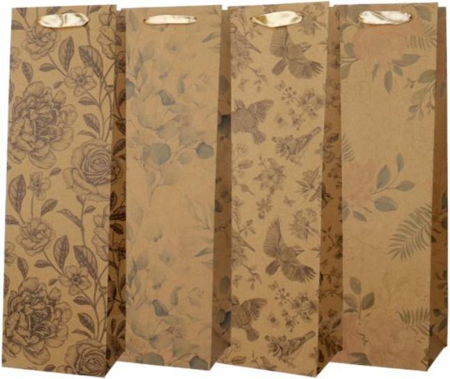 Incood Geschenktüte für eine Flasche 12x40 Bastelmischung