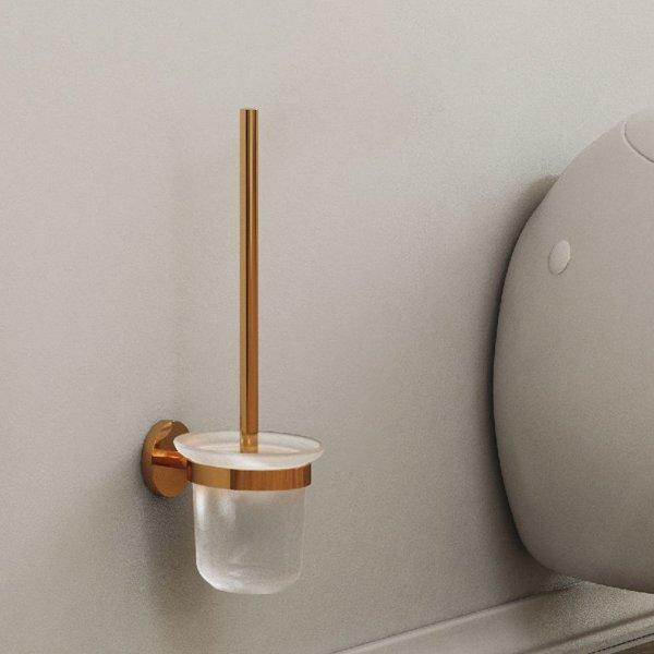 Steinberg, Toilettenbürste, Serie 660 Bürstengarnitur mit Glas, Rose Gold