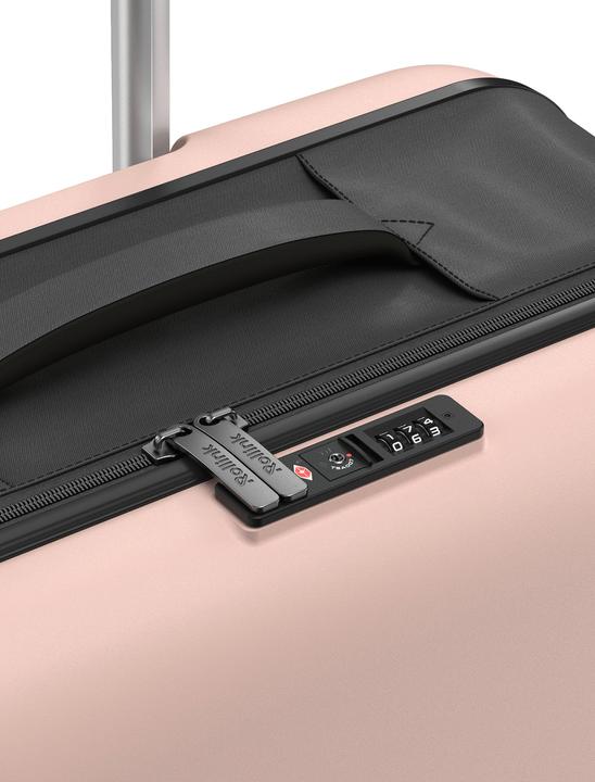 Actual product image Rollink Harde suitcase / trolley / travel case - Vega 360 - 76 cm - Rose (105 l, L (90 - 115l))