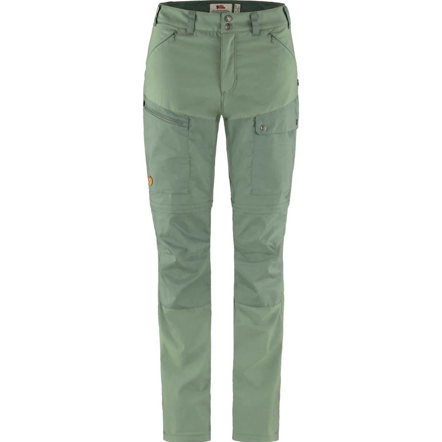 Fjällräven, Damen, Outdoorhose, Abisko Midsummer ZipOff Trs W (48), Grün, 48