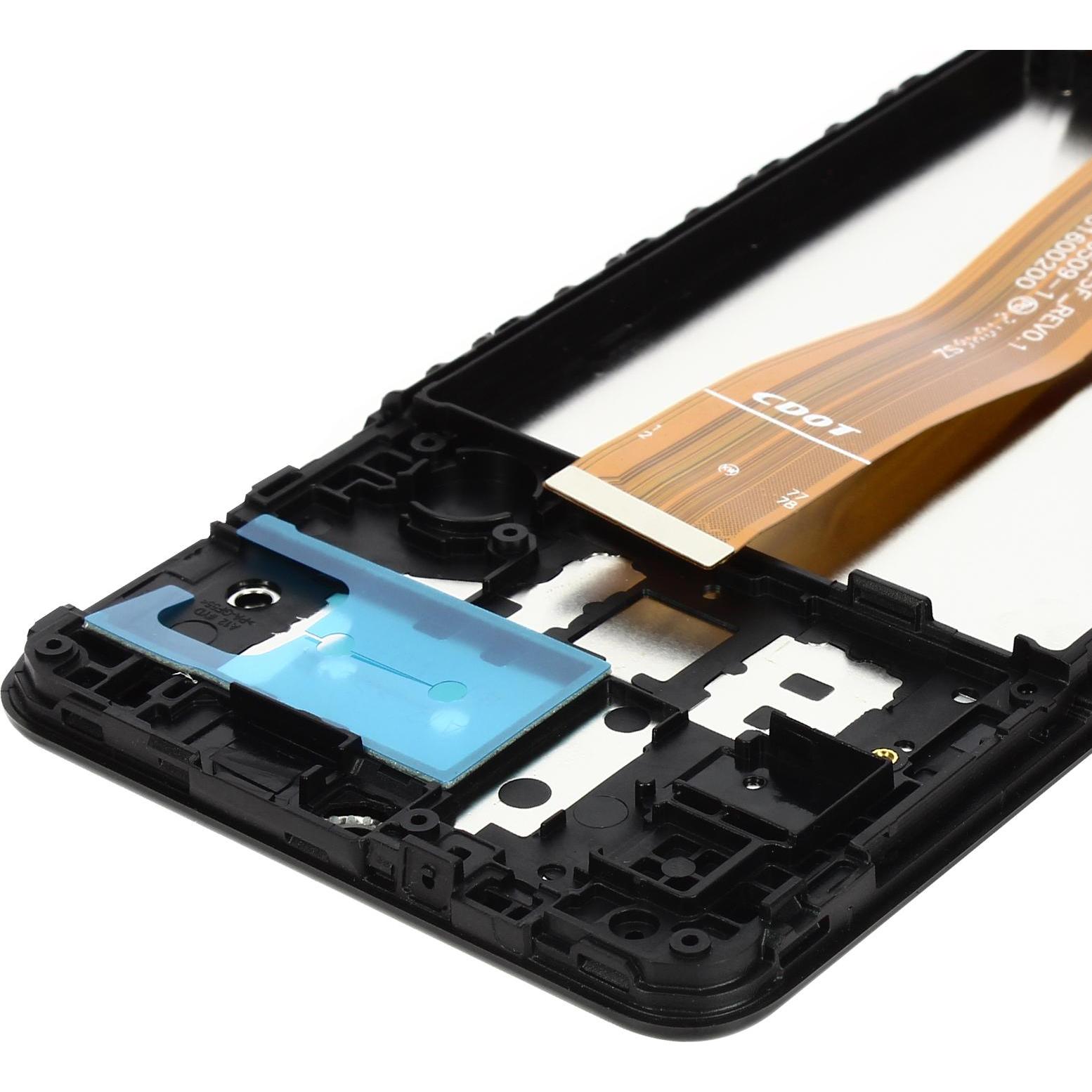 Thumbnail - Avizar Ersatzteil Bildschirm + Touchscreen (Inkl. Gehäuse) (Galaxy A12), Mobilgerät Ersatzteile, Schwarz