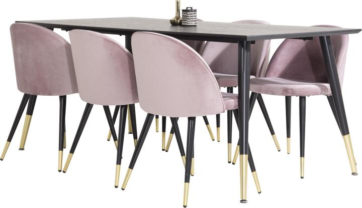 Nero, Oro, Rosa Polveroso