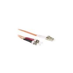 Thumbnail - ACT 2 meter LSZH Multimode 62.5/125 OM1 fiber patch cable duplex with LC and ST connectors (S/UTP, 2 m), Netzwerkkabel