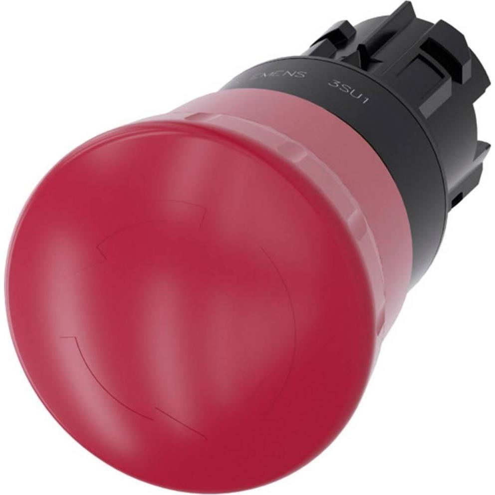 Siemens Emergency stop pushbutton, 22mm, red, Taster + Schalter, Rot
