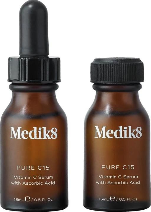 Medik8 Pure C15 Sérum antioxydant à la vitamine C 15ml - Pack de 2 (30 ml)