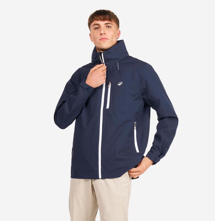 Produktbild Tribord Regenjacke Segeln Herren wasserdicht Sailing 300 marineblau/weiss (S)