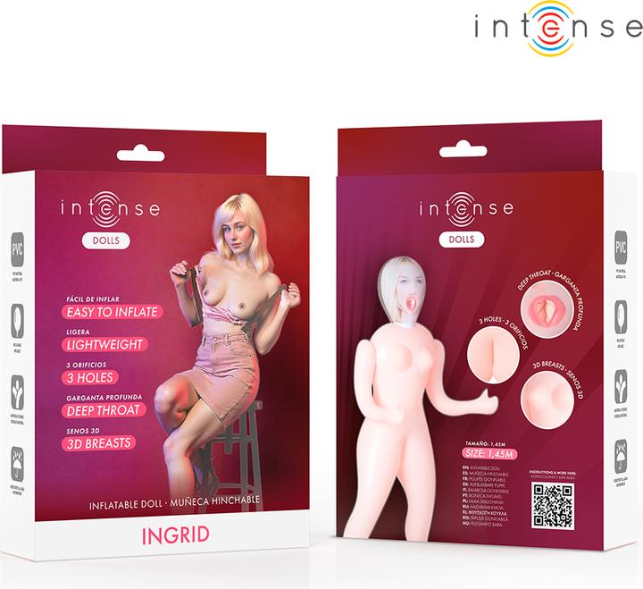 Actual product image Intense Dolls - Aufblasbare Puppe Ingrid Mit Drei ã–Ffnungen