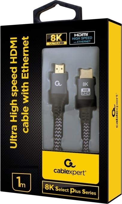 Produktbild Gembird CCB-HDMI8K-1M HDMI-Kabel HDMI Typ A (Standard) Schwarz (1 m, HDMI)