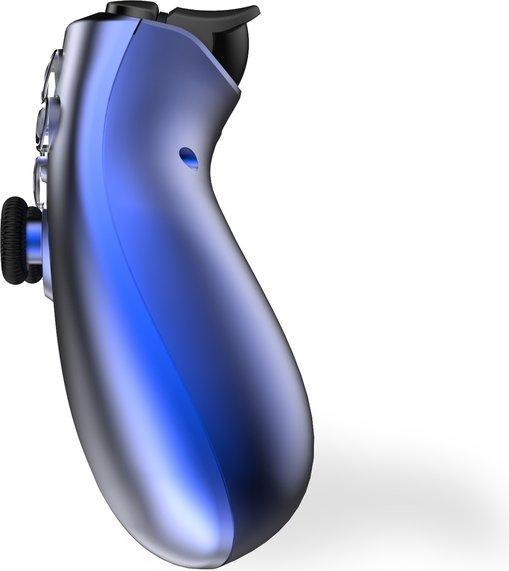 Immagine prodotto Freaks and Geeks Trade Invaders - Controller wireless con jack da 3,5 mm - PS4 (blu metallizzato) (Android, iOS, PC, PS3, PS4)