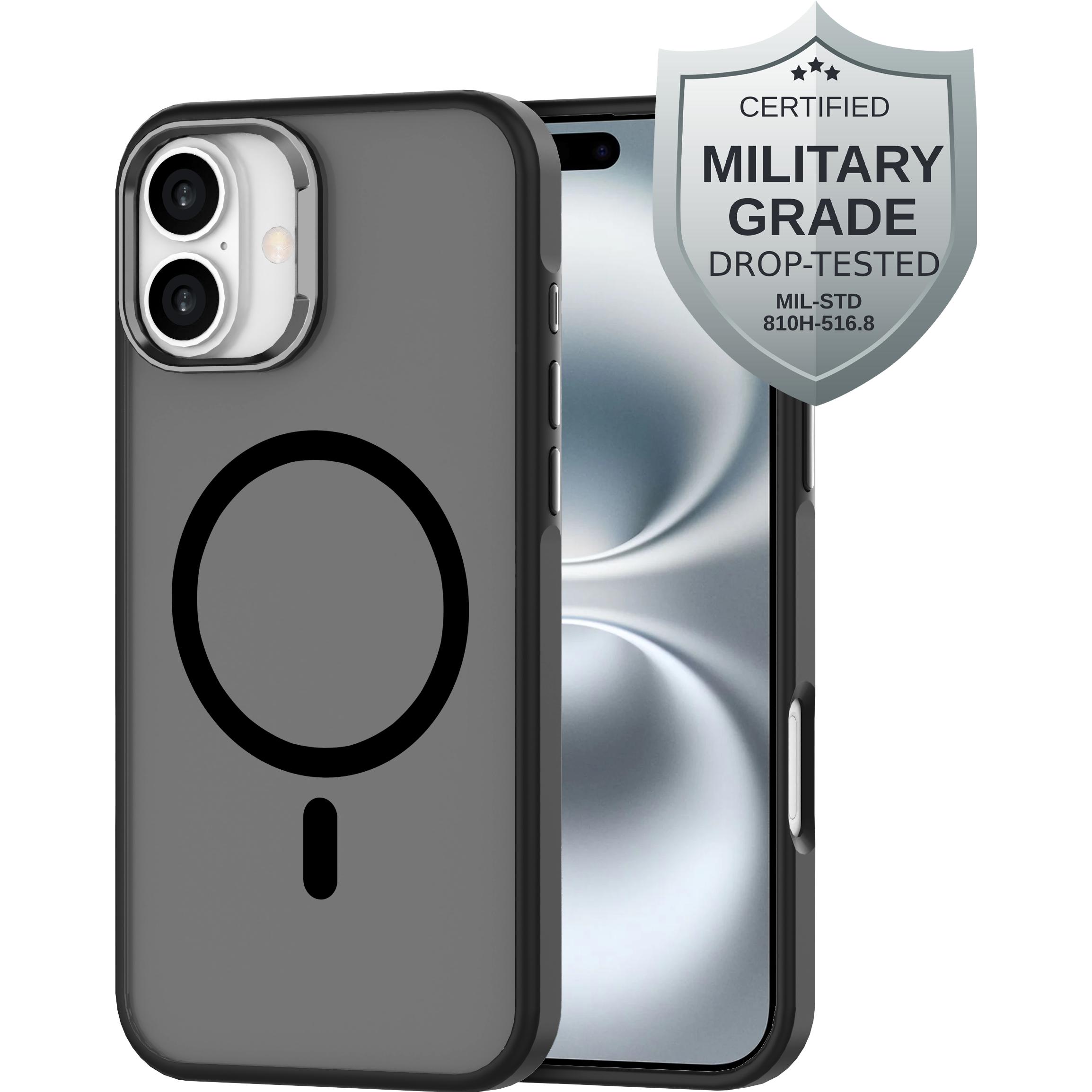 Cazy Silikon Hülle Soft TPU Schutz (Apple iPhone 16 Plus), Smartphone Hülle, Schwarz