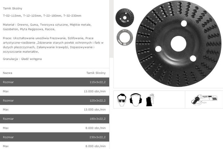 Image du produit Tarpol Rabot diagonal Tarnik, T-12 125 mm (TT12)