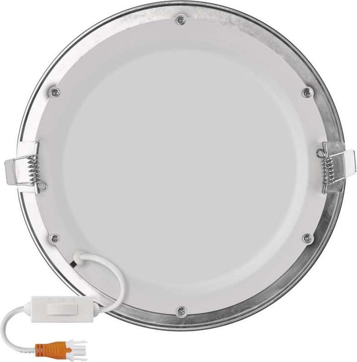 Image du produit Emos Luminaire LED encastré NEXXO, rond, argenté, 18W, avec Change CCT (1600 lm)