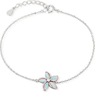 Image du produit JVD Bracelet ludique en argent avec opales synthétiques KytiÄka SVLB0511SH2O117