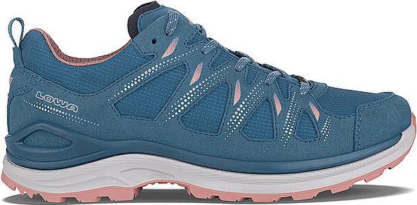Dusky pink, Steel blue