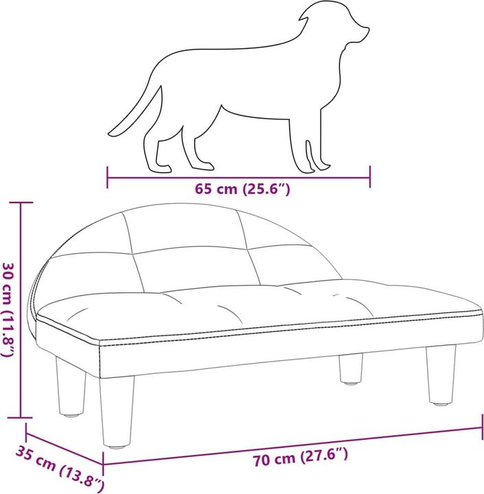 Image du produit vidaXL Hundebett (Chien)